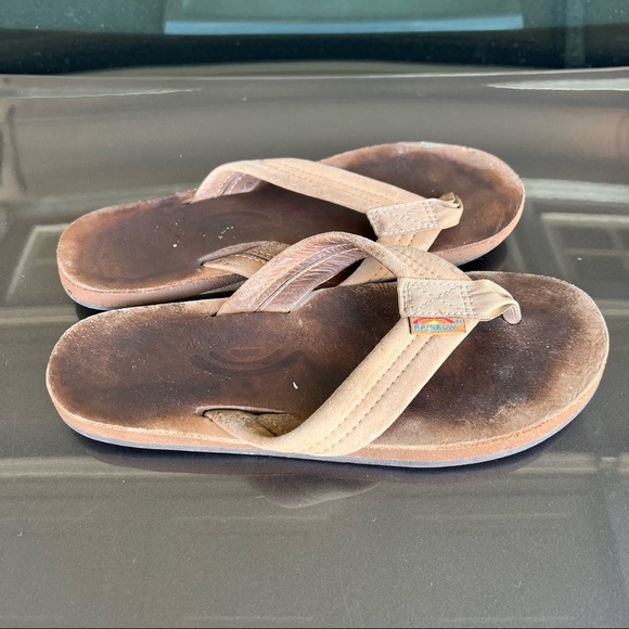 Rainbow women thong flip flop sandals size 6 /6.5 - Picture 2 of 8